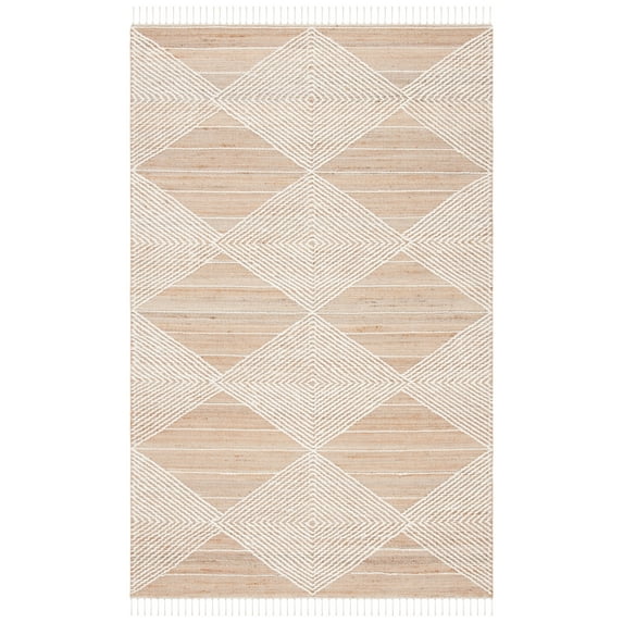 SAFAVIEH Kilim Kathleen Diamond Area Rug, Natural, 4' x 6'