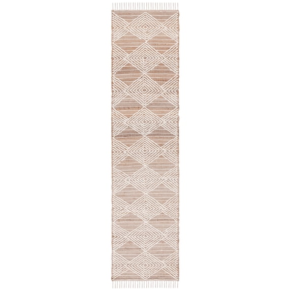 SAFAVIEH Kilim Kathleen Diamond Runner Rug, Natural, 2'3" x 9'