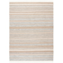 SAFAVIEH Kilim Kayla Striped Area Rug, Natural/Grey, 8' x 10'