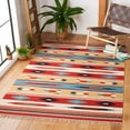 thumbnail image 1 of Safavieh Kilim Kimberly Tribal Area Rug, Beige/Red, 5' x 8', 1 of 11