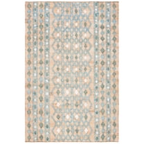 SAFAVIEH Kilim Kodey Tribal Area Rug, Natural/Blue, 8' x 10'
