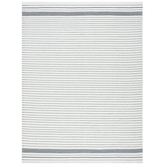 SAFAVIEH Kilim Ksenija Striped Cotton Area Rug, Ivory, 8' x 10'