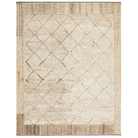 SAFAVIEH Kilim Leandre Diamond Area Rug, Natural/Beige, 8' x 10'