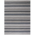 thumbnail image 1 of SAFAVIEH Kilim Leon Striped Cotton Area Rug, Grey/Black, 8' x 10', 1 of 9