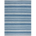 thumbnail image 1 of SAFAVIEH Kilim Leon Striped Cotton Area Rug, Grey/Blue, 8' x 10', 1 of 9