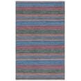 thumbnail image 1 of SAFAVIEH Kilim Leon Striped Cotton Area Rug, Orange/Green, 4' x 6', 1 of 9
