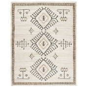 SAFAVIEH Kilim Lisette Tribal Area Rug, Ivory/Black, 8' x 10'
