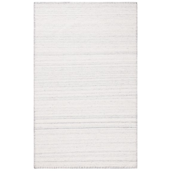 SAFAVIEH Kilim Luka Striped Area Rug, Beige/Light Grey, 4' x 6'