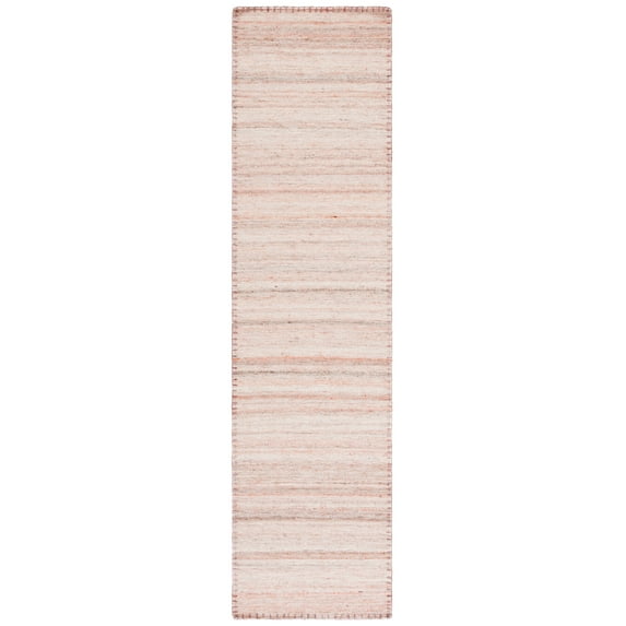 SAFAVIEH Kilim Luka Striped Runner Rug, Light Pink, 2'3" x 9'