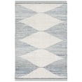 thumbnail image 1 of SAFAVIEH Kilim Lynette Diamond Area Rug, Blue/Ivory, 5' x 8', 1 of 11