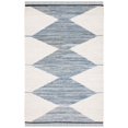 thumbnail image 1 of SAFAVIEH Kilim Lynette Diamond Area Rug, Ivory/Blue, 5' x 8', 1 of 11