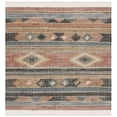 thumbnail image 1 of SAFAVIEH Kilim Marie Tribal Area Rug, Blue/Rust, 6' x 6' Square, 1 of 8