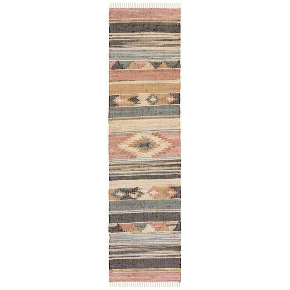 SAFAVIEH Kilim Marie Tribal Runner Rug, Blue/Rust, 2'3" x 11'