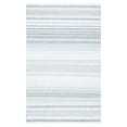 thumbnail image 1 of SAFAVIEH Kilim Mckayla Striped Polyester Area Rug, Ivory/Light Blue, 4' x 6', 1 of 8