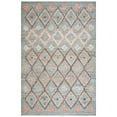 thumbnail image 1 of SAFAVIEH Kilim Mendoza Geometric Floral Area Rug, Charcoal/Gold, 4' x 6', 1 of 5