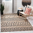thumbnail image 1 of SAFAVIEH Kilim Merton Geometric Area Rug, Natural/Charcoal, 4' x 6', 1 of 5
