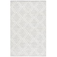 thumbnail image 1 of SAFAVIEH Kilim Meryll Diamond Polyester Area Rug, Grey/Ivory, 3' x 5', 1 of 9