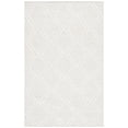 thumbnail image 1 of SAFAVIEH Kilim Meryll Diamond Polyester Area Rug, Light Grey/Ivory, 3' x 5', 1 of 10