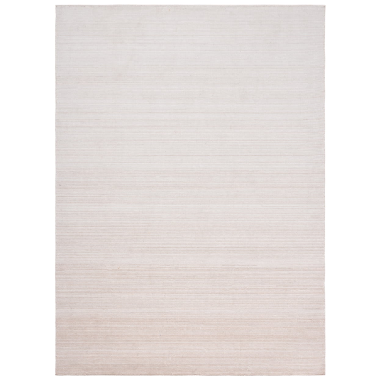 Handmade Beige Flat Woven Synthetic Square Rug 6'