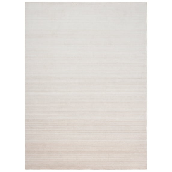 SAFAVIEH Kilim Nadia Striped Polyester Area Rug, Beige, 6' x 6' Square