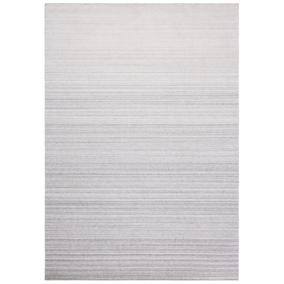 SAFAVIEH Kilim Nadia Striped Polyester Area Rug, Silver, 5' x 8'