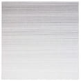 thumbnail image 1 of SAFAVIEH Kilim Nadia Striped Polyester Area Rug, Silver, 6' x 6' Square, 1 of 8