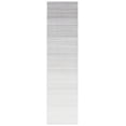thumbnail image 1 of SAFAVIEH Kilim Nadia Striped Polyester Runner Rug, Silver, 2'3" x 9', 1 of 8