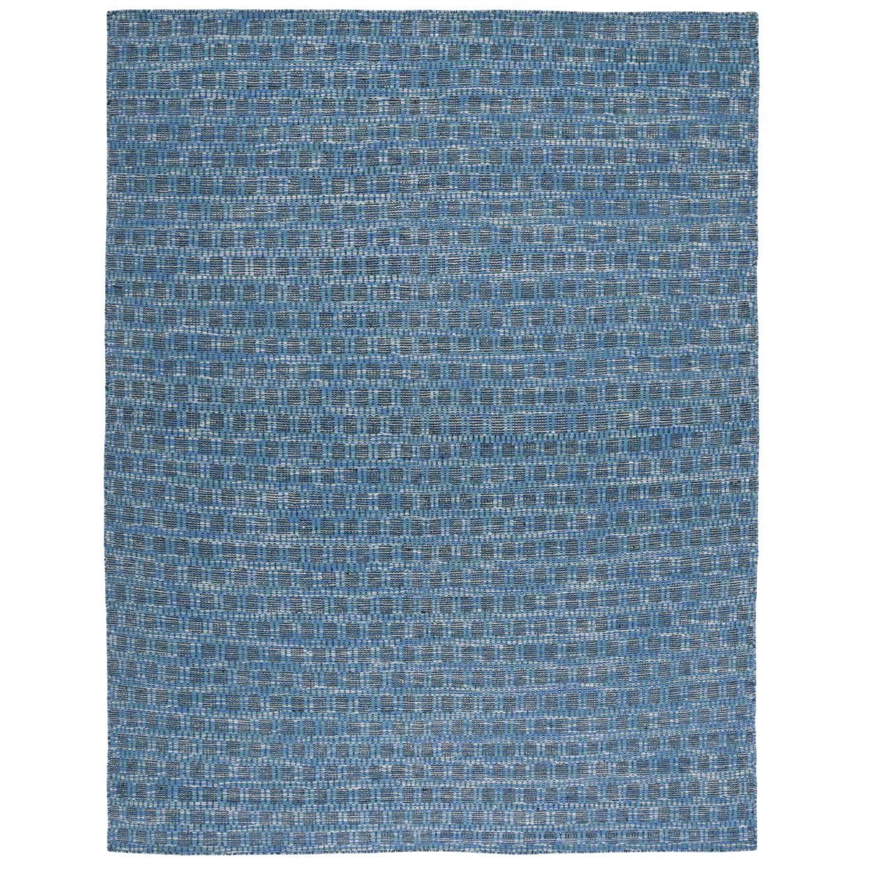 SAFAVIEH Kilim Ottoline Geometric Area Rug, Blue/Black, 5' x 8'