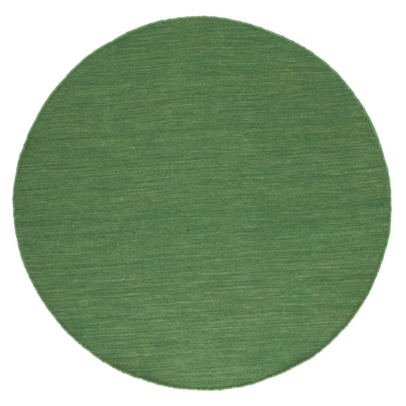 SAFAVIEH Kilim Patrick Solid Area Rug, Green, 6' x 6' Round