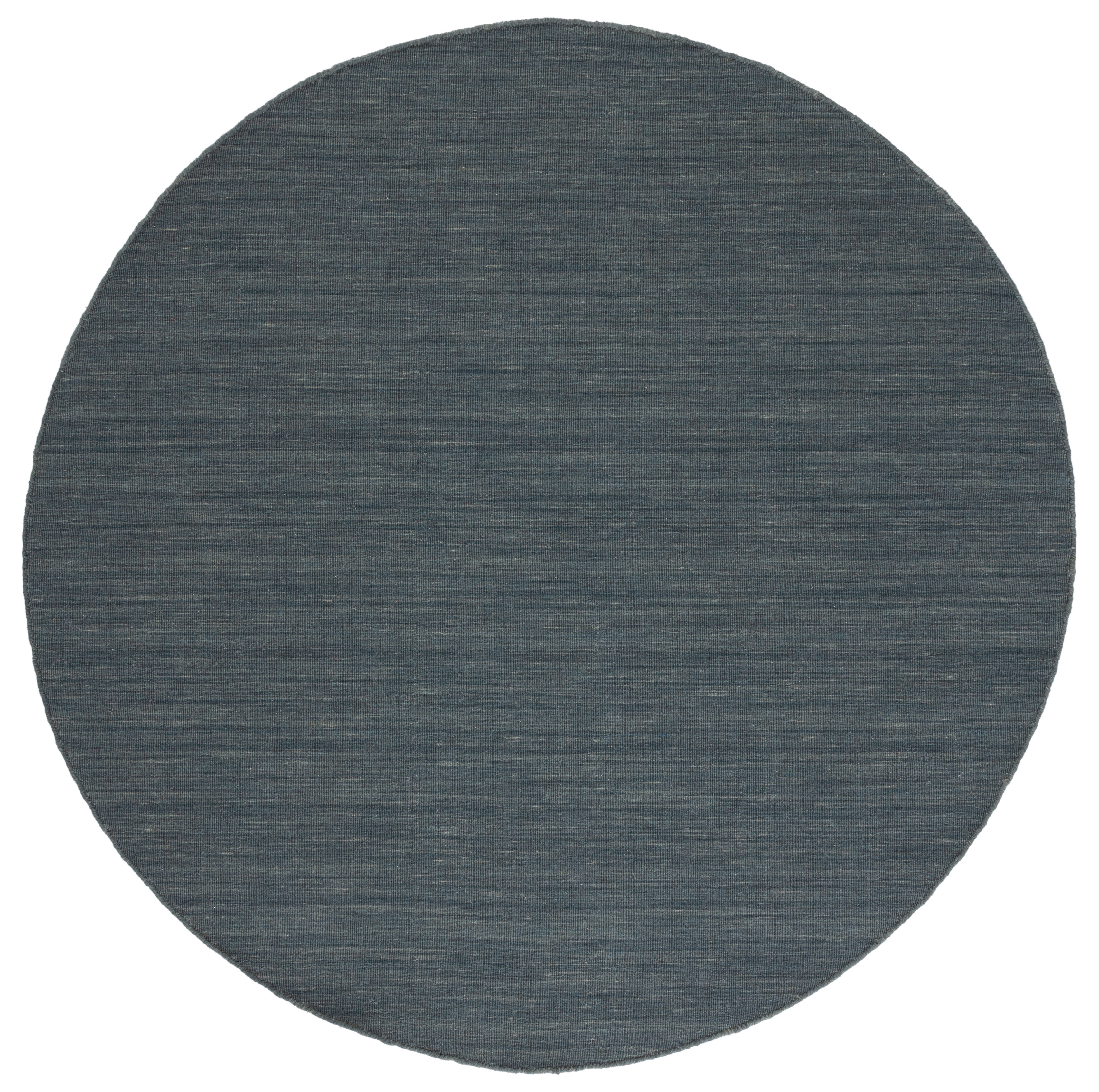 SAFAVIEH Kilim Patrick Solid Area Rug, Grey/Silver, 6' x 6' Round