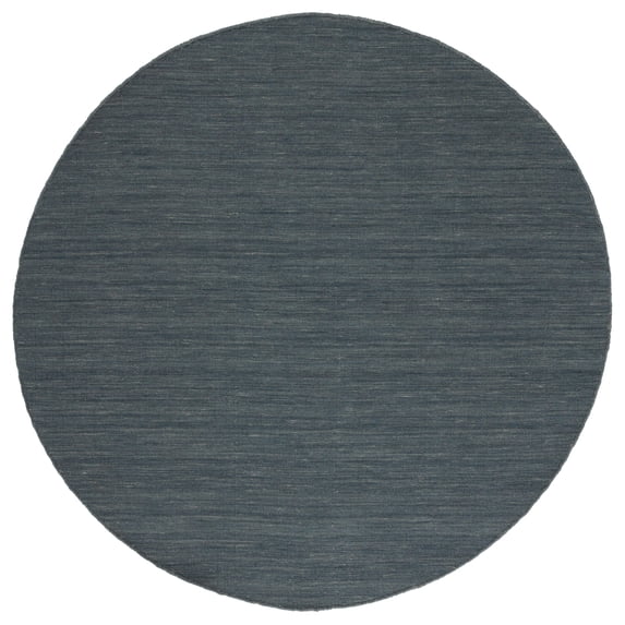 SAFAVIEH Kilim Patrick Solid Area Rug, Grey/Silver, 6' x 6' Round