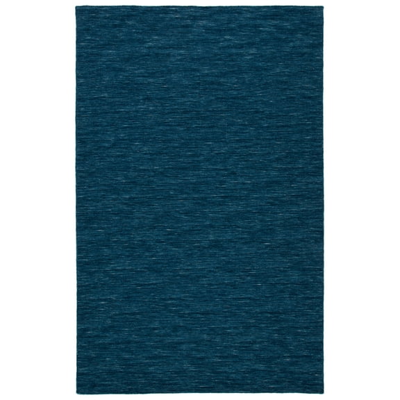 SAFAVIEH Kilim Patrick Solid Area Rug, Navy/Blue, 3' x 5'