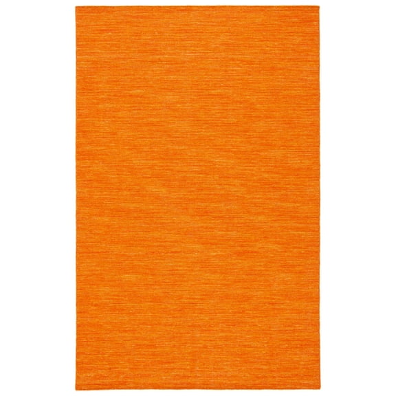 SAFAVIEH Kilim Patrick Solid Area Rug, Orange, 4' x 6'