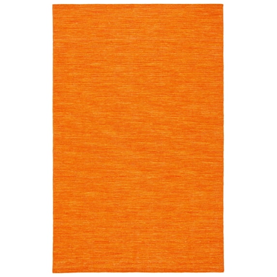 SAFAVIEH Kilim Patrick Solid Area Rug, Orange, 5' x 8'