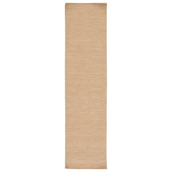 SAFAVIEH Kilim Patrick Solid Runner Rug, Beige, 2'3" x 9'