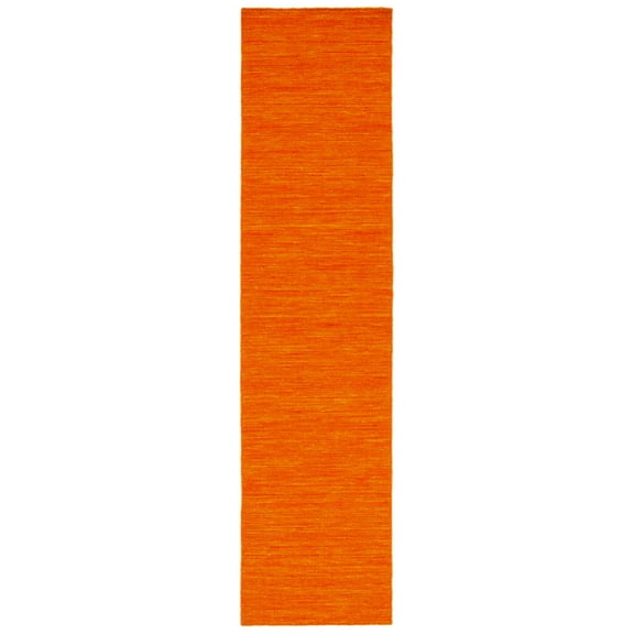 SAFAVIEH Kilim Patrick Solid Runner Rug, Orange, 2'3" x 9'
