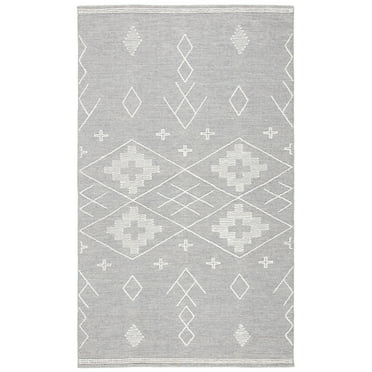 SAFAVIEH Kilim Phelim Tribal Area Rug, Grey/Ivory, 8' x 10'