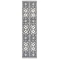 thumbnail image 1 of SAFAVIEH Kilim Phelim Tribal Runner Rug, Charcoal/Ivory, 2'3" x 9', 1 of 11