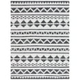 thumbnail image 1 of SAFAVIEH Kilim Phoebe Geometric Polyester Area Rug, Black/Ivory, 8' x 10', 1 of 10