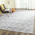 thumbnail image 1 of SAFAVIEH Kilim Rachyl Geometric Diamonds Wool Area Rug, Grey, 5' x 8', 1 of 5
