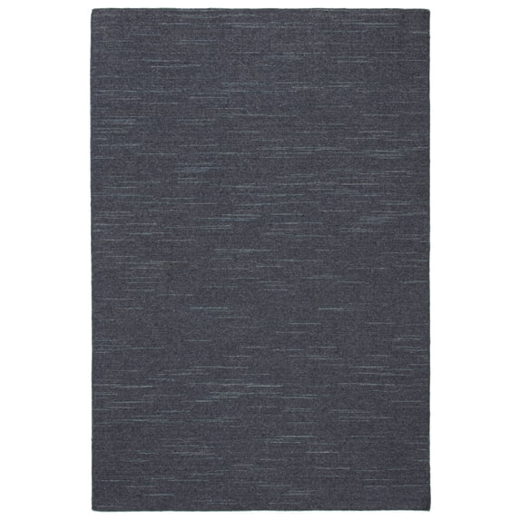 SAFAVIEH Kilim Roderick Solid Area Rug, Dark Grey, 5' x 8'