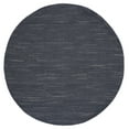 thumbnail image 1 of SAFAVIEH Kilim Roderick Solid Area Rug, Dark Grey, 6' x 6' Round, 1 of 8