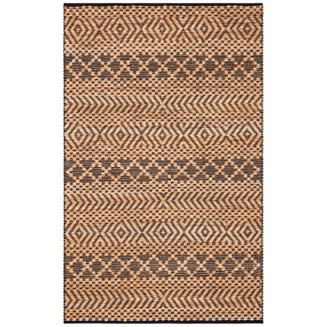 thumbnail image 1 of SAFAVIEH Kilim Rory Tribal Area Rug, Natural/Black, 4' x 6', 1 of 6