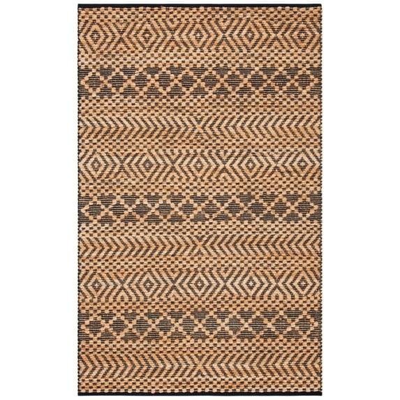 SAFAVIEH Kilim Rory Tribal Area Rug, Natural/Black, 8' x 10'