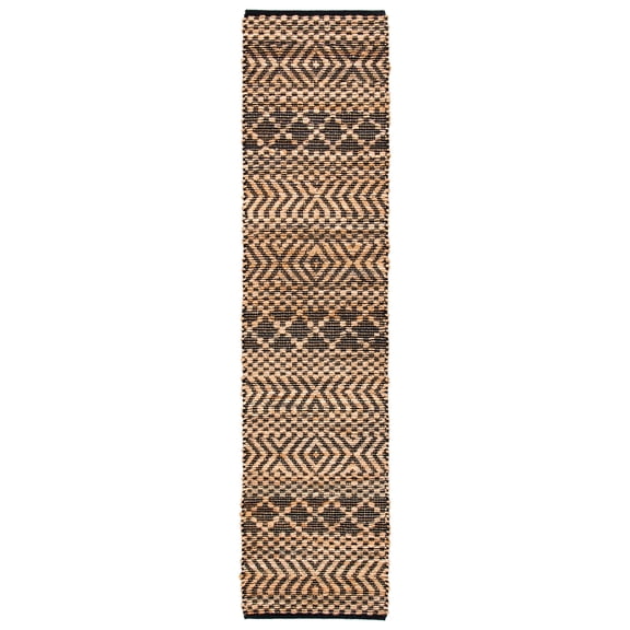 SAFAVIEH Kilim Rory Tribal Runner Rug, Natural/Black, 2'3" x 9'