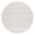 thumbnail image 1 of SAFAVIEH Kilim Russell Striped Area Rug, Ivory/Brown, 7' x 7' Round, 1 of 8