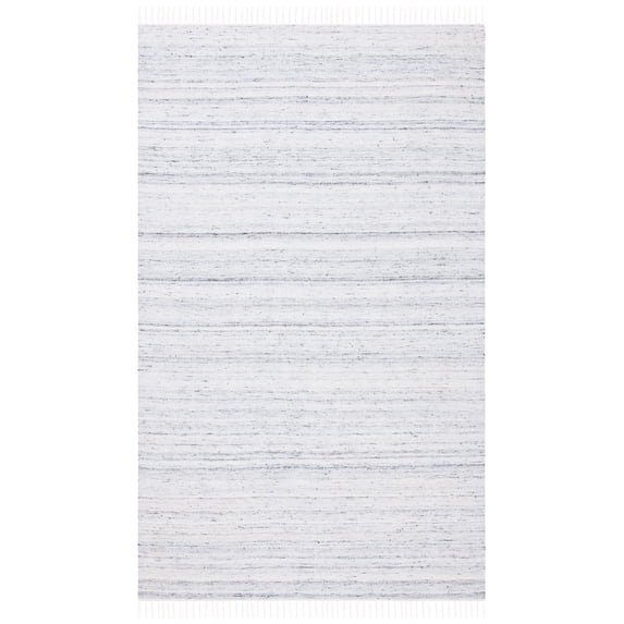SAFAVIEH Kilim Russell Striped Area Rug, Ivory/Grey, 3' x 5'