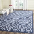 thumbnail image 1 of SAFAVIEH Kilim Searlait Geometric Hexagons Wool Area Rug, Navy, 5' x 8', 1 of 5