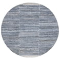 thumbnail image 1 of SAFAVIEH Kilim Sharlene Striped Area Rug, Blue/Ivory, 6' x 6' Round, 1 of 8