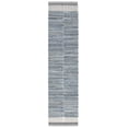 thumbnail image 1 of SAFAVIEH Kilim Sharlene Striped Runner Rug, Blue/Ivory, 2'3" x 9', 1 of 8